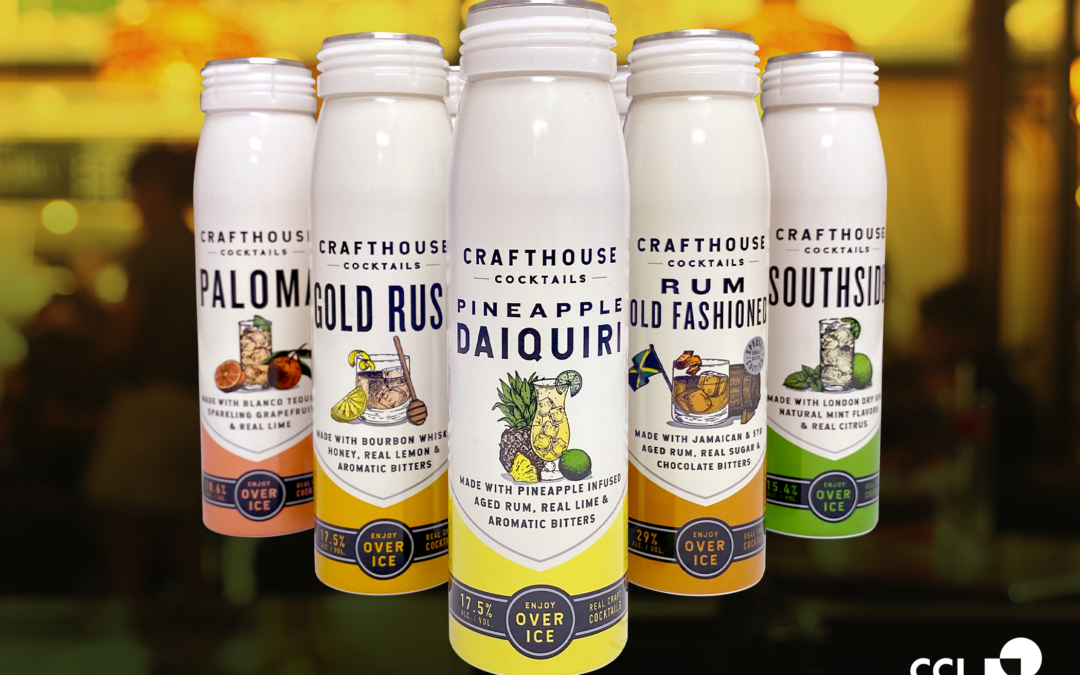 Crafthouse ‘Taps’ CCL Container to Introduce Single-Serve Option  for it’s Award-Winning Cocktail Collection