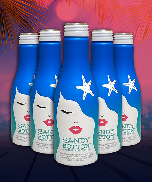 Sandy Bottom® Cocktail Drink Keeps Summer Alive In Aluminum Bottles